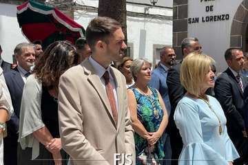 Telde rinde tributo a San Lorenzo en la capital grancanaria/Francisco Javier Santana.